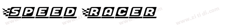Speed Racer字体转换